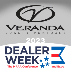 Veranda Luxury Pontoons & MRAA Dealer Week Logos