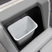 Seat Back Trash Receptacle