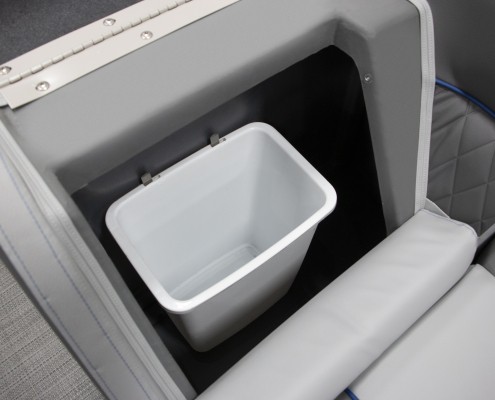 Seat Back Trash Receptacle