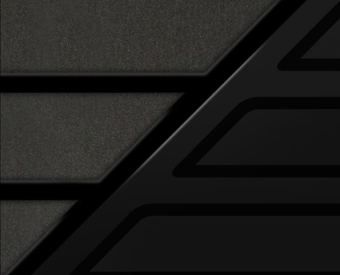 Black Fiberglass & Rail w/Charcoal Metallic Panel