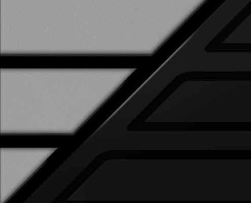 Black Fiberglass & Rail w/Diamond Ice Metallic Panel
